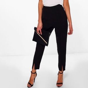 Black Dress pants with slits